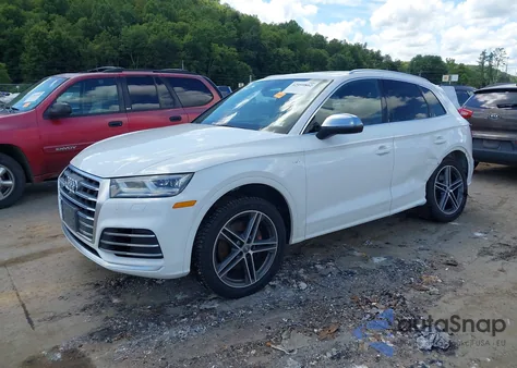2018 Audi Sq5 3.0T Premium Plus z USA, uszkodzony, nr VIN WA1C4AFY0J2085877